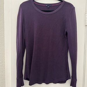 GAP Deep Purple Long Sleeve Tee